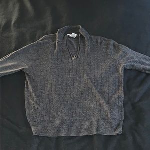 Geoffrey Beene Quarter-Zip Sweater